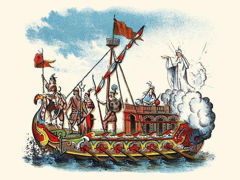 Tavics Vision White Modern Wood Framed Art Print with Double Matting by Unknown