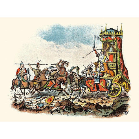 Rodericks Fall Black Modern Wood Framed Art Print by Unknown