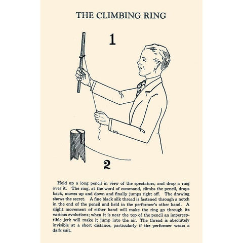 The Climbing Ring Black Modern Wood Framed Art Print with Double Matting by Retromagic