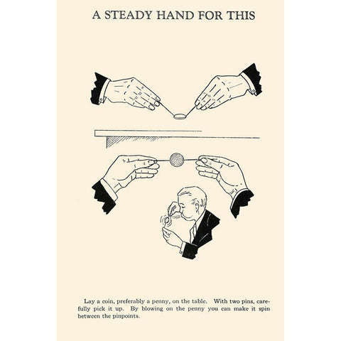 A Steady Hand for This White Modern Wood Framed Art Print by Retromagic