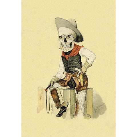 Death Finds No Fault White Modern Wood Framed Art Print by Frusius