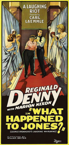 What Happened to Jones Black Ornate Wood Framed Art Print with Double Matting by Unknown 20th Century American Illustrator