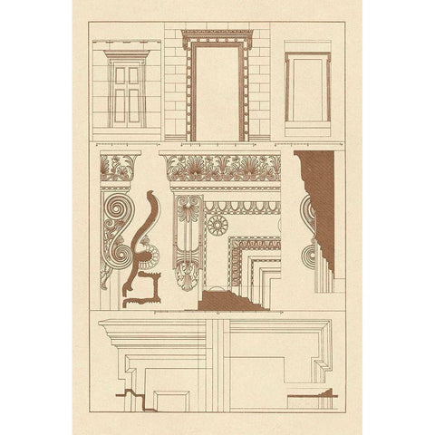 Doorways and Windows Black Modern Wood Framed Art Print with Double Matting by Buhlmann, J.