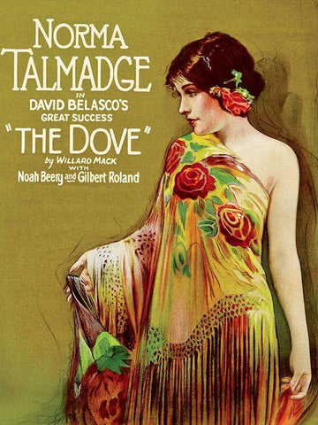 Vintage Film Posters: Dove Black Ornate Wood Framed Art Print with Double Matting by Unknown