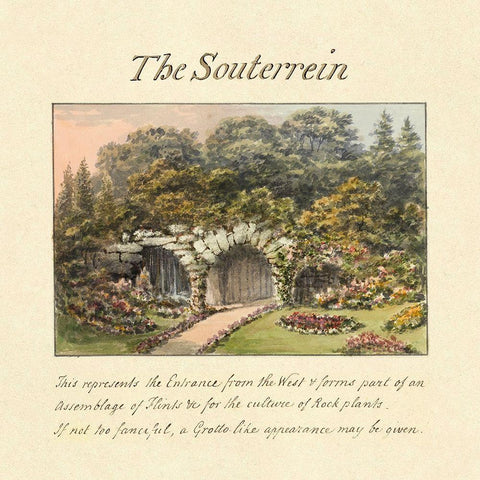 The Souterrein, 1813 White Modern Wood Framed Art Print by Repton, Humphry