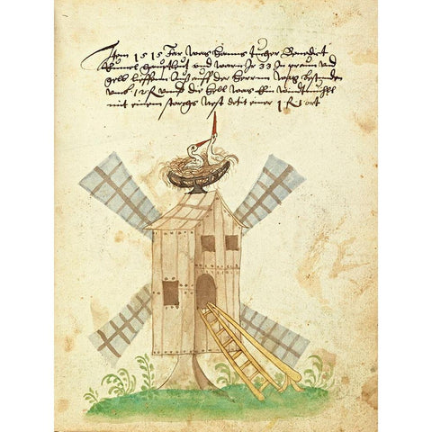 Civic festival of the Nuremberg Schembartlauf - Windmill White Modern Wood Framed Art Print by German 16th Century