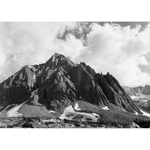 Center Peak, Center Basin, Kings River Canyon, proposed as a national park, California, 1936 Gold Ornate Wood Framed Art Print with Double Matting by Adams, Ansel