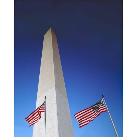 Washington Monument, Washington, D.C. White Modern Wood Framed Art Print by Highmith, Carol