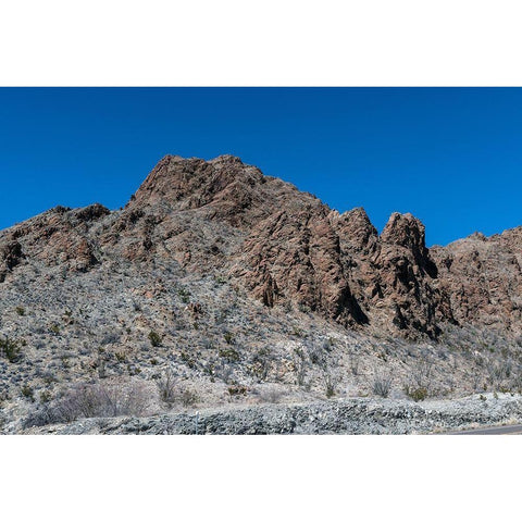 Scenery in Big Bend National Park, TX White Modern Wood Framed Art Print by Highmith, Carol