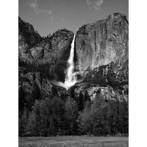 Yosemite Falls Yosemite National Park California Black Modern Wood Framed Art Print with Double Matting by Highsmith, Carol