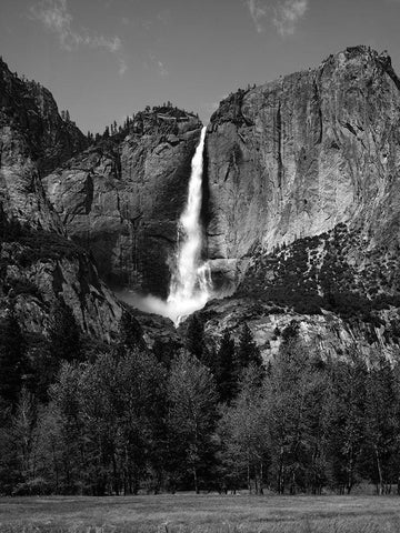 Yosemite Falls Yosemite National Park California Black Ornate Wood Framed Art Print with Double Matting by Highsmith, Carol