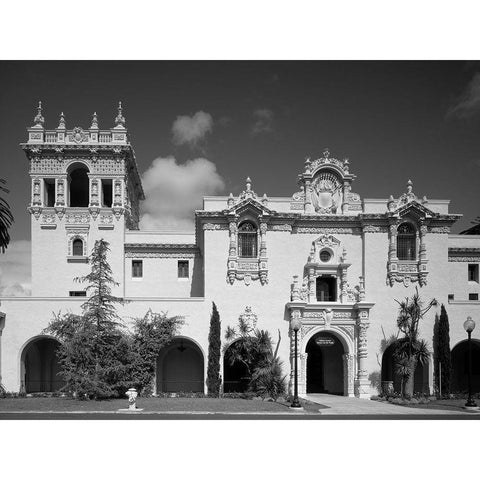 Balboa Park San Diego California Black Modern Wood Framed Art Print with Double Matting by Highsmith, Carol