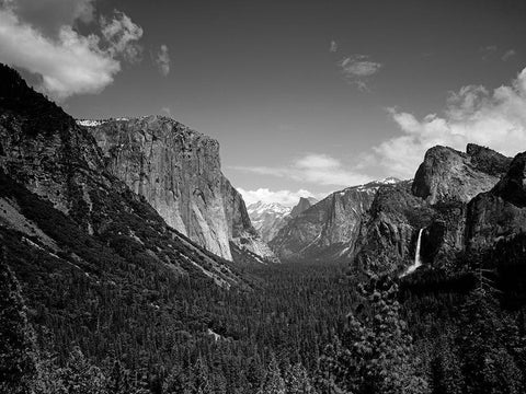 Yosemite Valley California White Modern Wood Framed Art Print with Double Matting by Highsmith, Carol