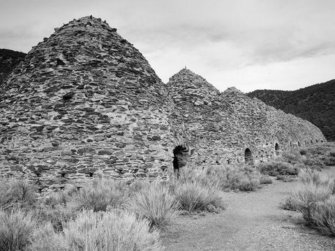 Kilns Death Valley California Black Ornate Wood Framed Art Print with Double Matting by Highsmith, Carol