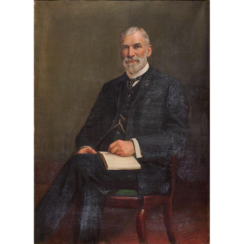 Henry C Ranney Gold Ornate Wood Framed Art Print with Double Matting by Simmons, Freeman Willis