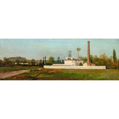 Industrial Plant White Modern Wood Framed Art Print by Chintreuil, Antoine