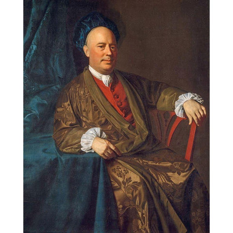 Joseph Sherburne Gold Ornate Wood Framed Art Print with Double Matting by Copley,Â John Singleton