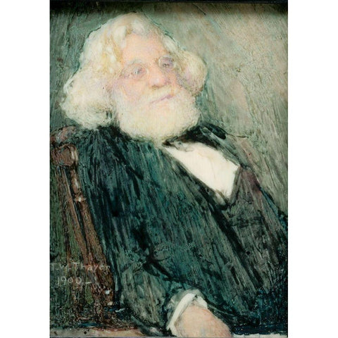 Parke Godwin 1900 Black Modern Wood Framed Art Print by Thayer, Theodora W.