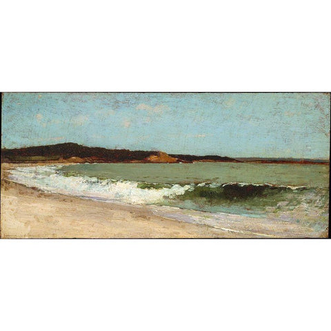 Study for Eagle Head, Manchester, Massachusetts Black Modern Wood Framed Art Print with Double Matting by Homer, Winslow