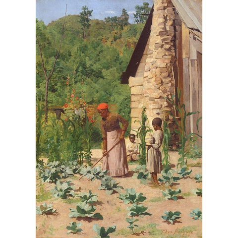 The Way They Live Black Modern Wood Framed Art Print by AnshutzÂ , Thomas