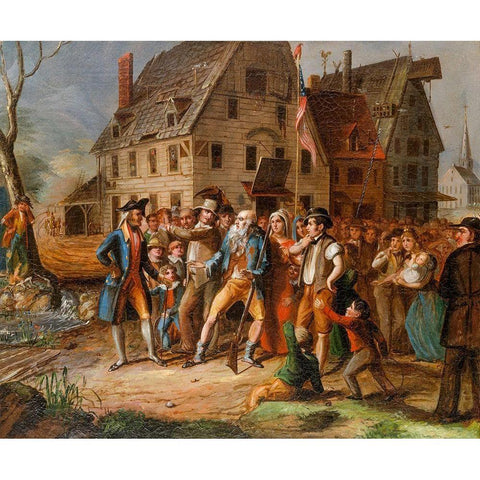 Rip Van Winkle 1833 Black Modern Wood Framed Art Print by Browere, Albertis del Orient