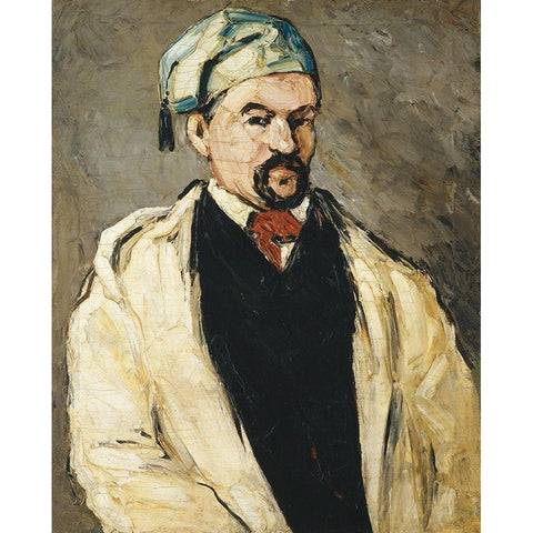 Antoine Dominique Sauveur AubertÂ  Black Modern Wood Framed Art Print with Double Matting by Cezanne, Paul