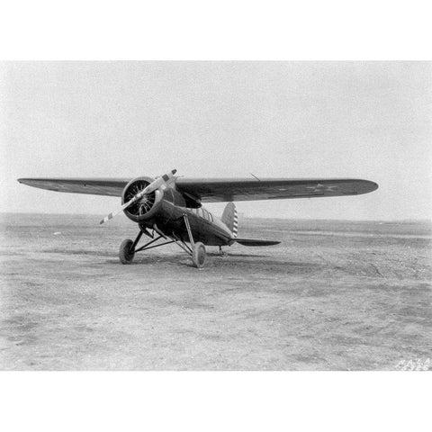 Lockheed Y1C-12 White Modern Wood Framed Art Print by NASA