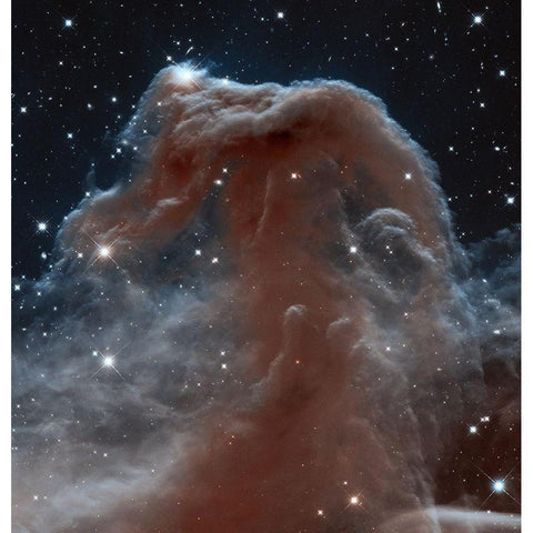 Horsehead of a Different Color White Modern Wood Framed Art Print by NASA