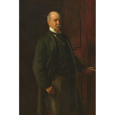 Peter A. B. Widener White Modern Wood Framed Art Print by Sargent, John Singer
