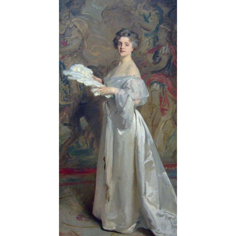 Ada Rehan White Modern Wood Framed Art Print by Sargent, John Singer