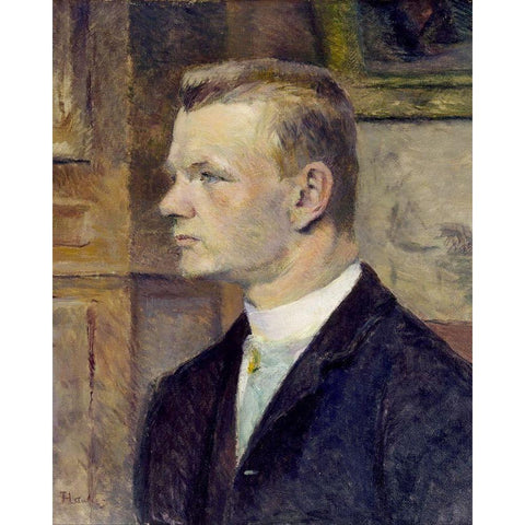 Frederick Wenz Black Modern Wood Framed Art Print with Double Matting by Toulouse-Lautrec, Henri de