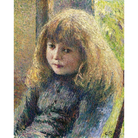 Paul-Emile Pissarro White Modern Wood Framed Art Print by Pissarro, Camille