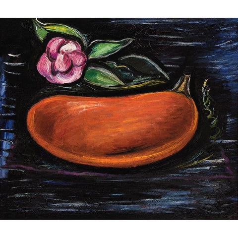 Still Life Black Modern Wood Framed Art Print with Double Matting by Hartley, Marsden