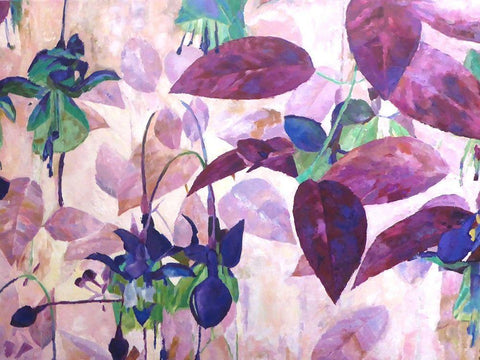 Awakening of Spring White Modern Wood Framed Art Print with Double Matting by Ghanooni, Sarah