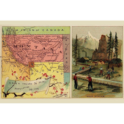 Montana White Modern Wood Framed Art Print by Arbuckle Brothers