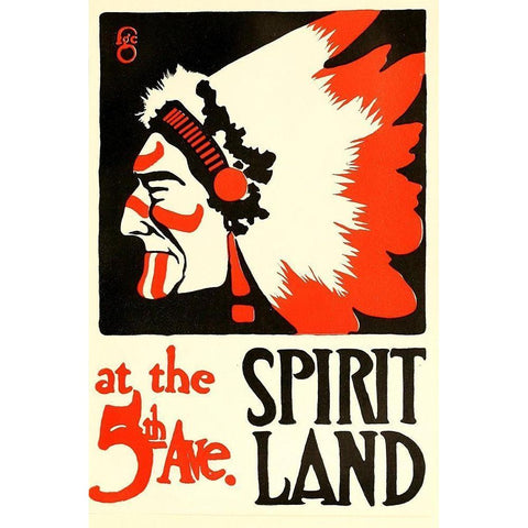 Spirit Land White Modern Wood Framed Art Print by Cooper, Thomas