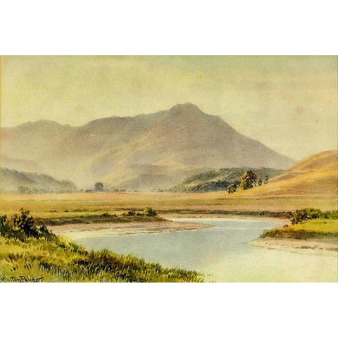 Tamalpias-California 1914 White Modern Wood Framed Art Print by Palmer, Sutton