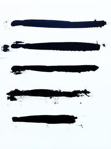 Redacted Breakup White Modern Wood Framed Art Print with Double Matting by Clement, Diane