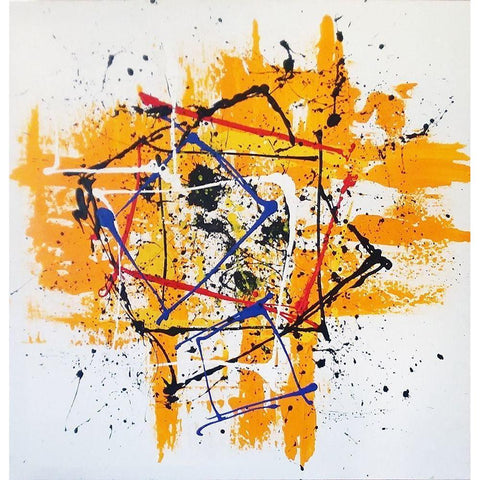 Squared White Modern Wood Framed Art Print by Clement, Diane