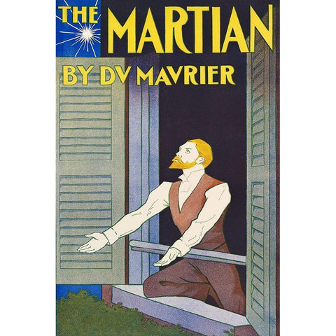 The Martian White Modern Wood Framed Art Print by Penfield, Edward