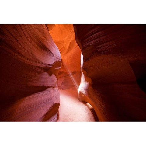 Slot Canyons Gently carved from the Navajo Sandstone-Arizona Gold Ornate Wood Framed Art Print with Double Matting by Highsmith, Carol