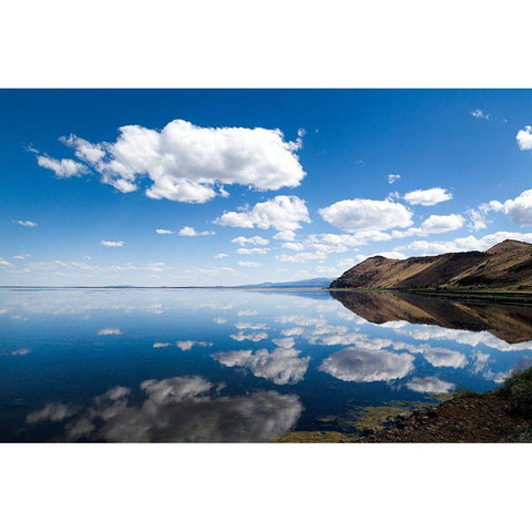 Tule Lake Refuge-California Black Modern Wood Framed Art Print with Double Matting by Highsmith, Carol