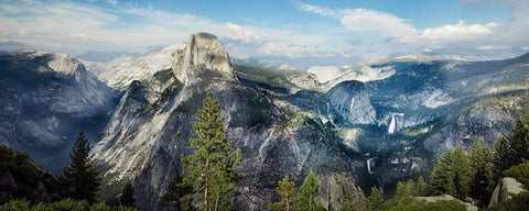 Yosemite National Park-California White Modern Wood Framed Art Print with Double Matting by Highsmith, Carol