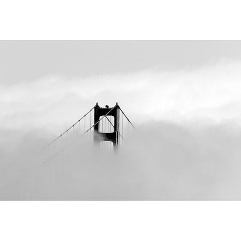 Golden gate bridge-San Fransisco USA Black Modern Wood Framed Art Print with Double Matting by Highsmith, Carol