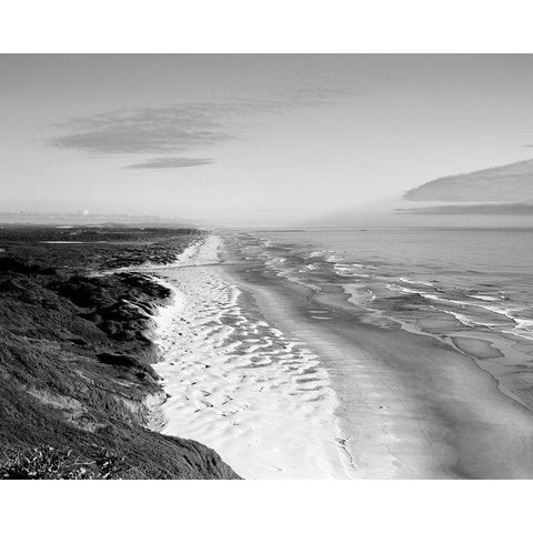 Oregon Dunes along the Pacific Ocean White Modern Wood Framed Art Print by Highsmith, Carol