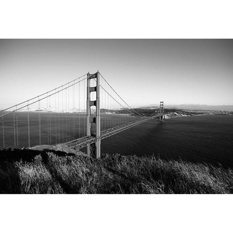 Golden gate bridge-San Fransisco USA Black Modern Wood Framed Art Print with Double Matting by Highsmith, Carol