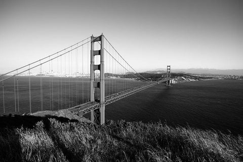 Golden gate bridge-San Fransisco USA Black Ornate Wood Framed Art Print with Double Matting by Highsmith, Carol