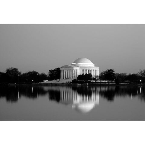 Jefferson Memorial-Washington-D.C. Gold Ornate Wood Framed Art Print with Double Matting by Highsmith, Carol