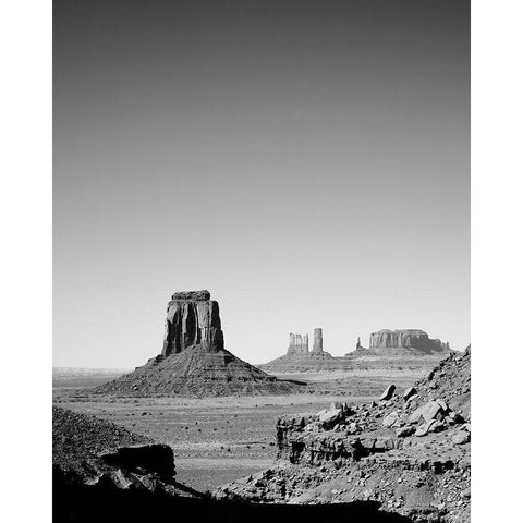 Monument Valley-Arizona White Modern Wood Framed Art Print by Highsmith, Carol