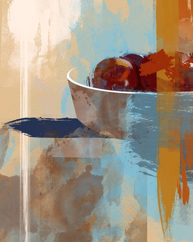 Reclaimed Elegance II Black Ornate Wood Framed Art Print with Double Matting by East Coast Licensing